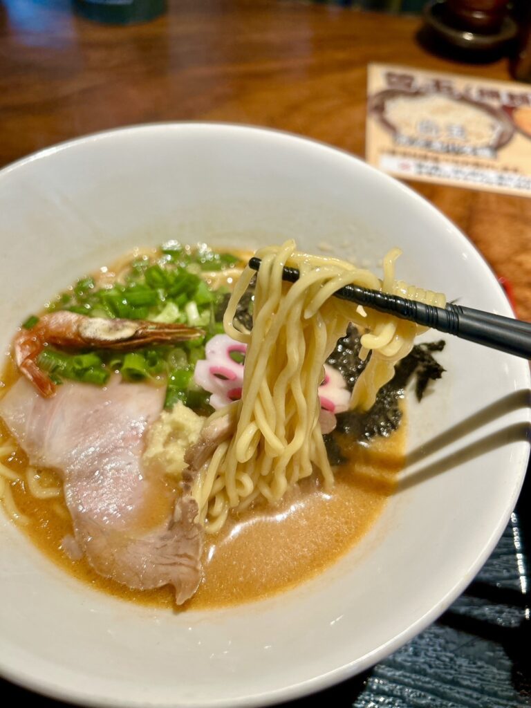 甘エビラーメン麺リフト