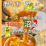 【野々市グルメ】SARAのチーズナン&バターチキンカレーが美味すぎる！＠野々市・横宮
