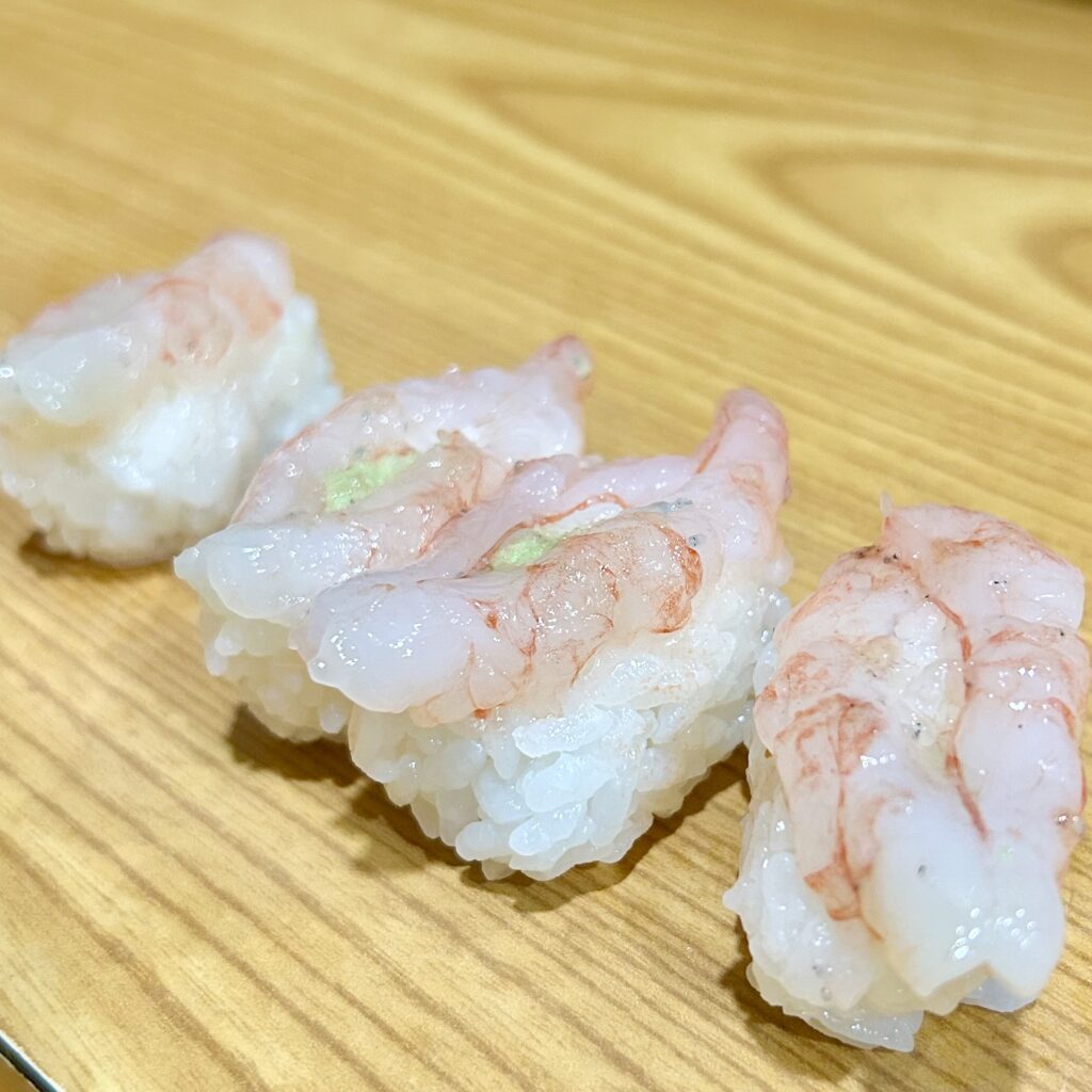 甘えびの寿司