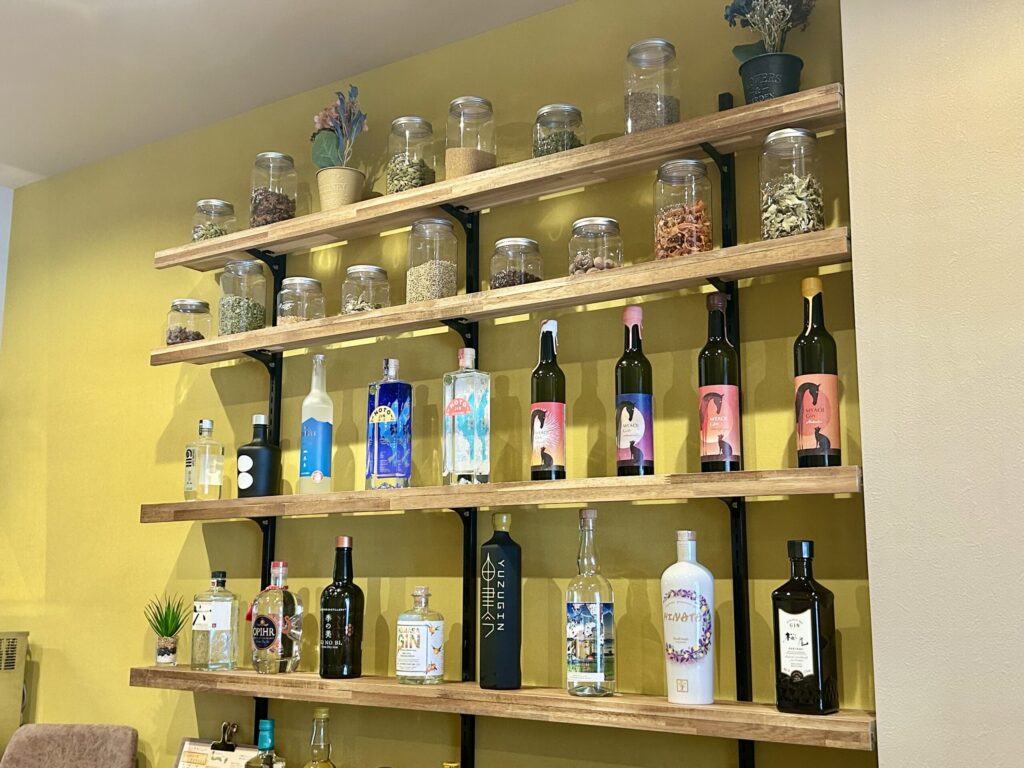 クラフトジンの棚