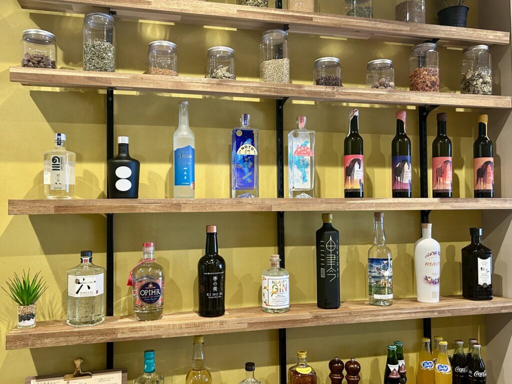 クラフトジンの棚