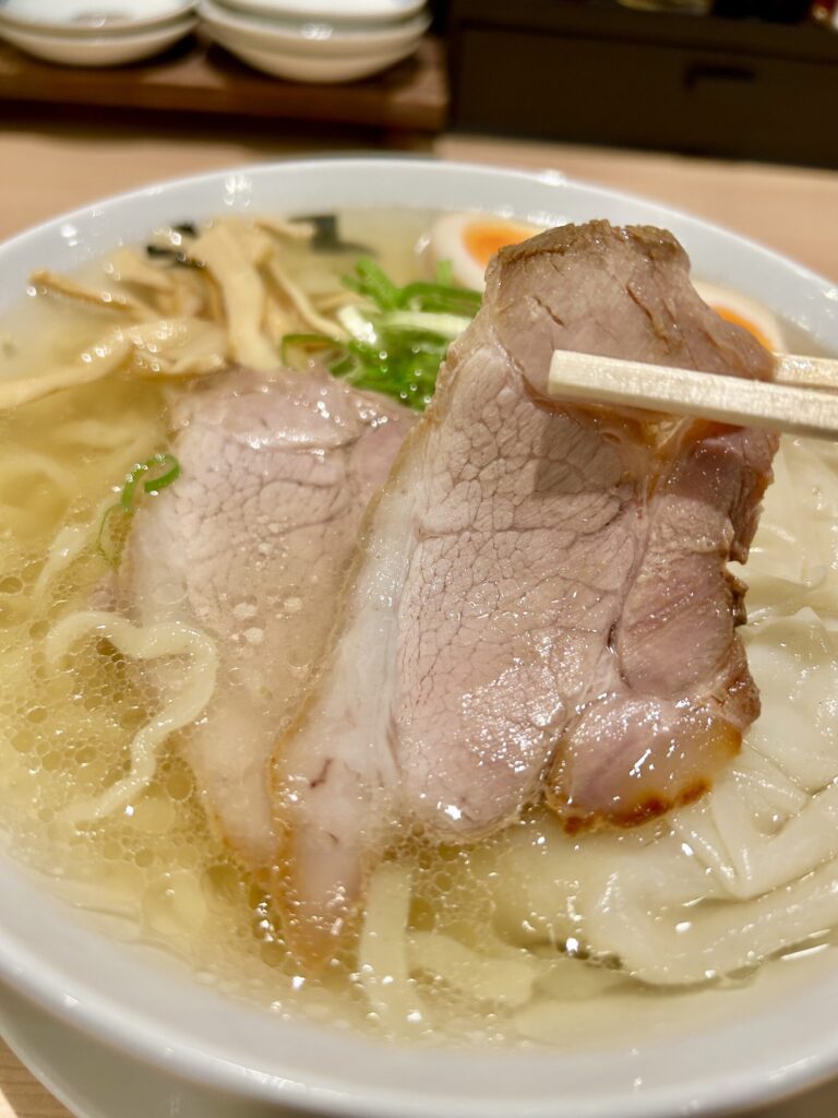 ワンタンメンのチャーシュー