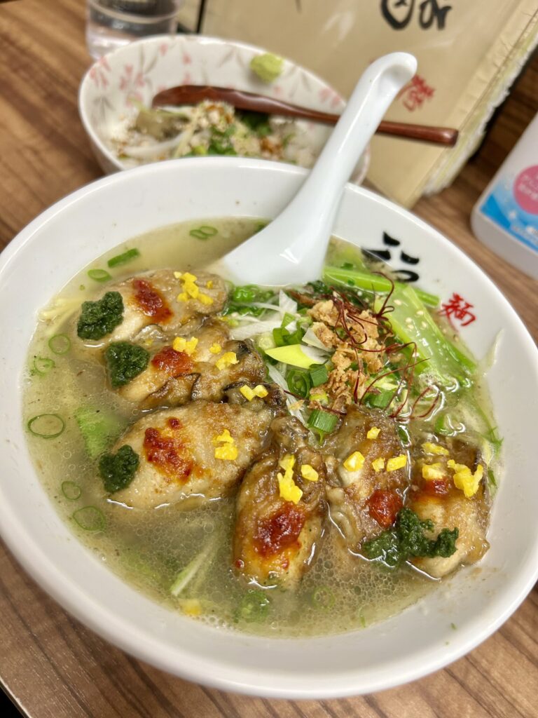 かき塩ラーメン