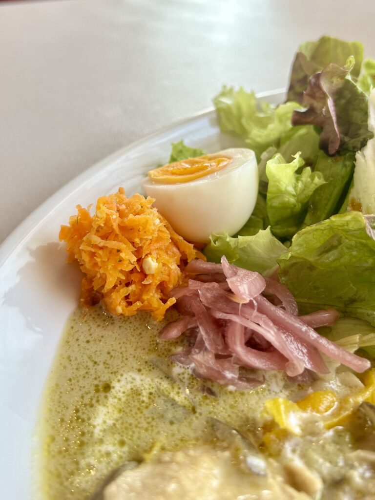 付け合わせのにんじんラペ