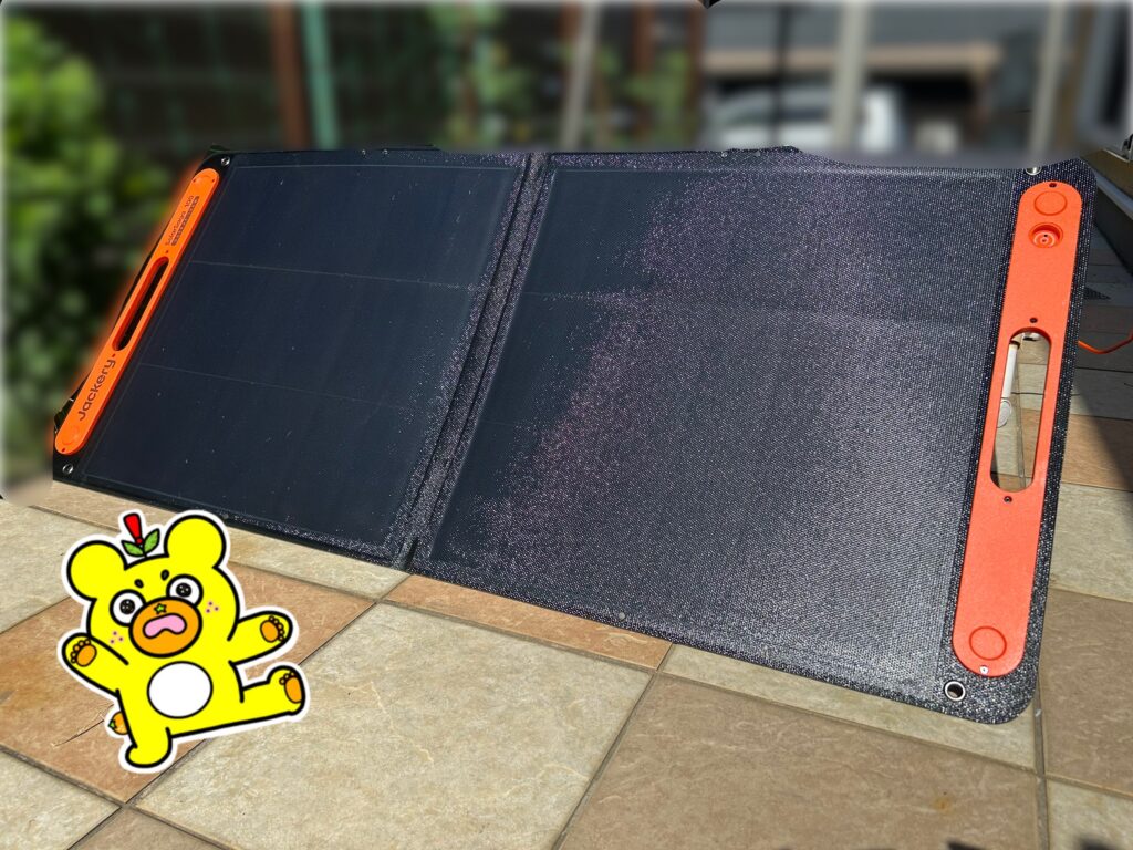 ポータブル電源のソーラーパネル充電器
