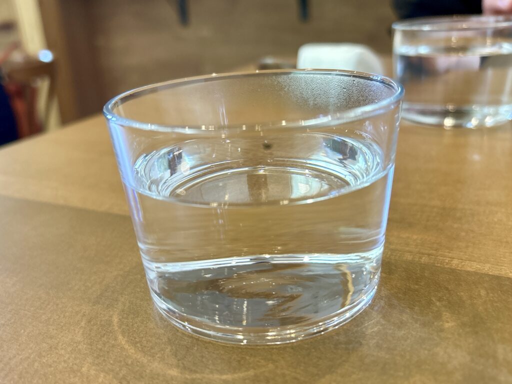 優しい温度の白湯