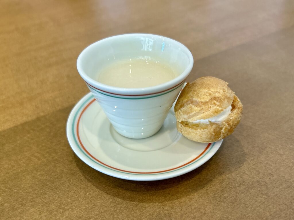 甘酒と豆乳クリームチーズのプチシュー