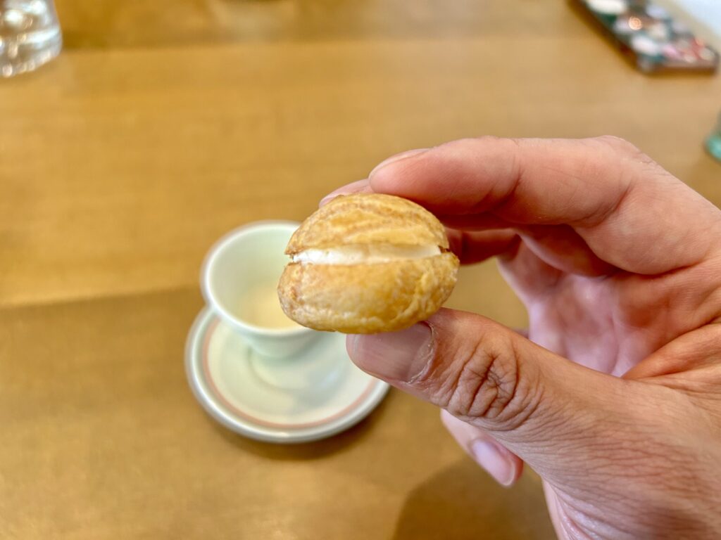 甘酒と豆乳クリームチーズのプチシュー