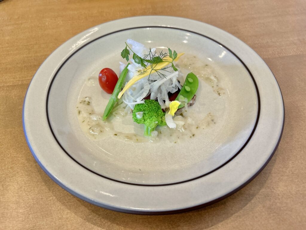 塩麹漬カツオのサラダ