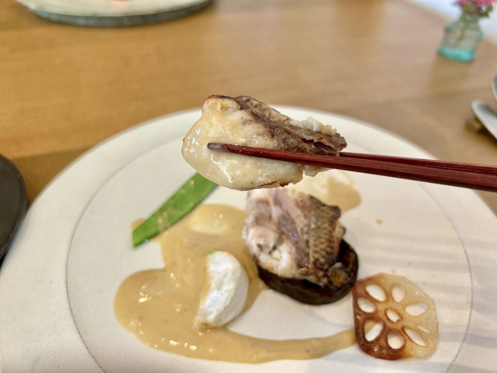 塩麹漬 鯛のポワレ